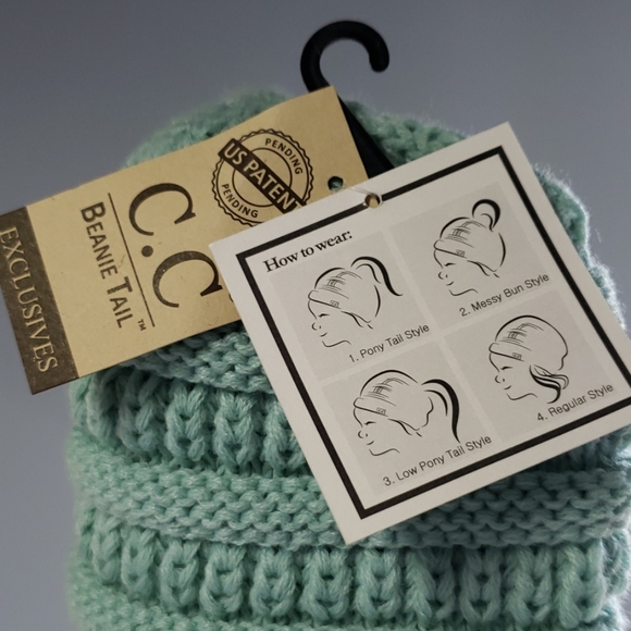 CC Kids' Messy Bun Beanie - Picture 3 of 7